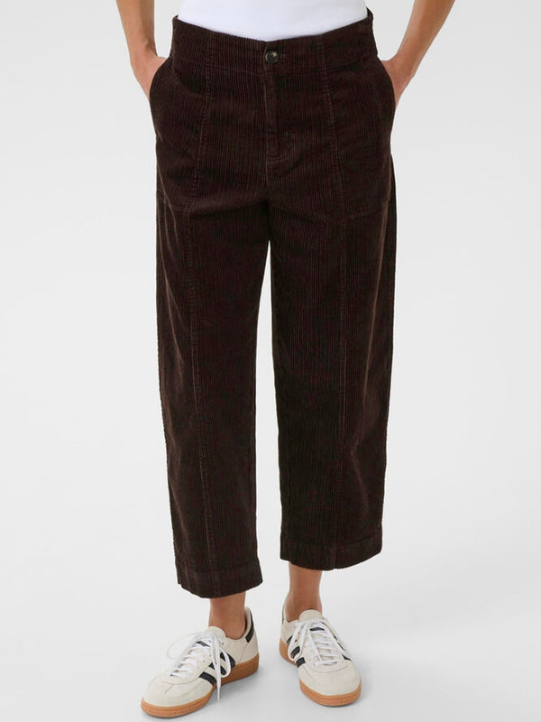 Netta PW Pant, Dark Brown