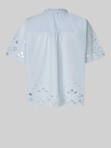 Limona Blouse, Gray Dawn