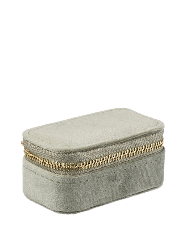 Velvet Jewellery Box Micro, Milieu Green