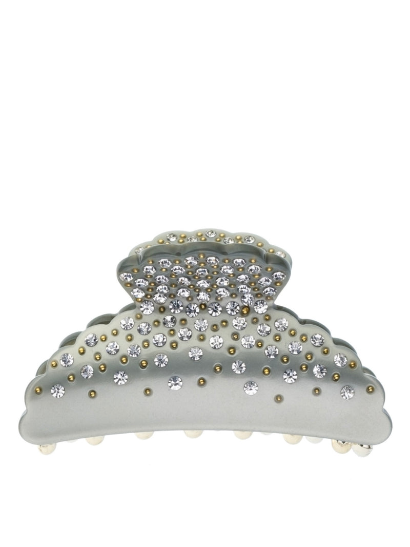 Crystal Hair Claw Large, Milieu Green