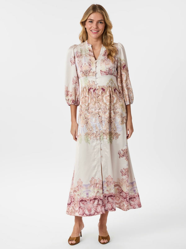 Stellar Artist Paisley Dress, Ivory