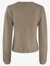 DUNA Cardigan, Beige Melange