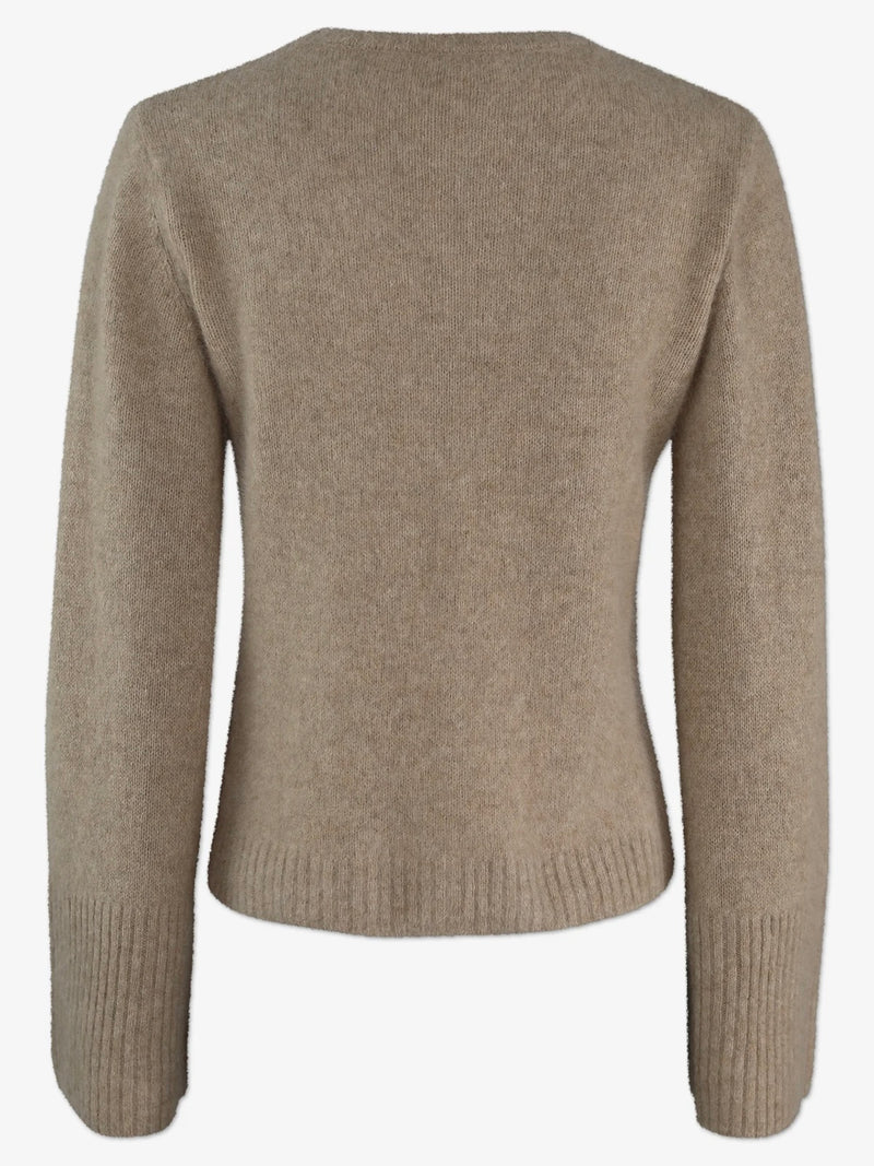 DUNA Cardigan, Beige Melange