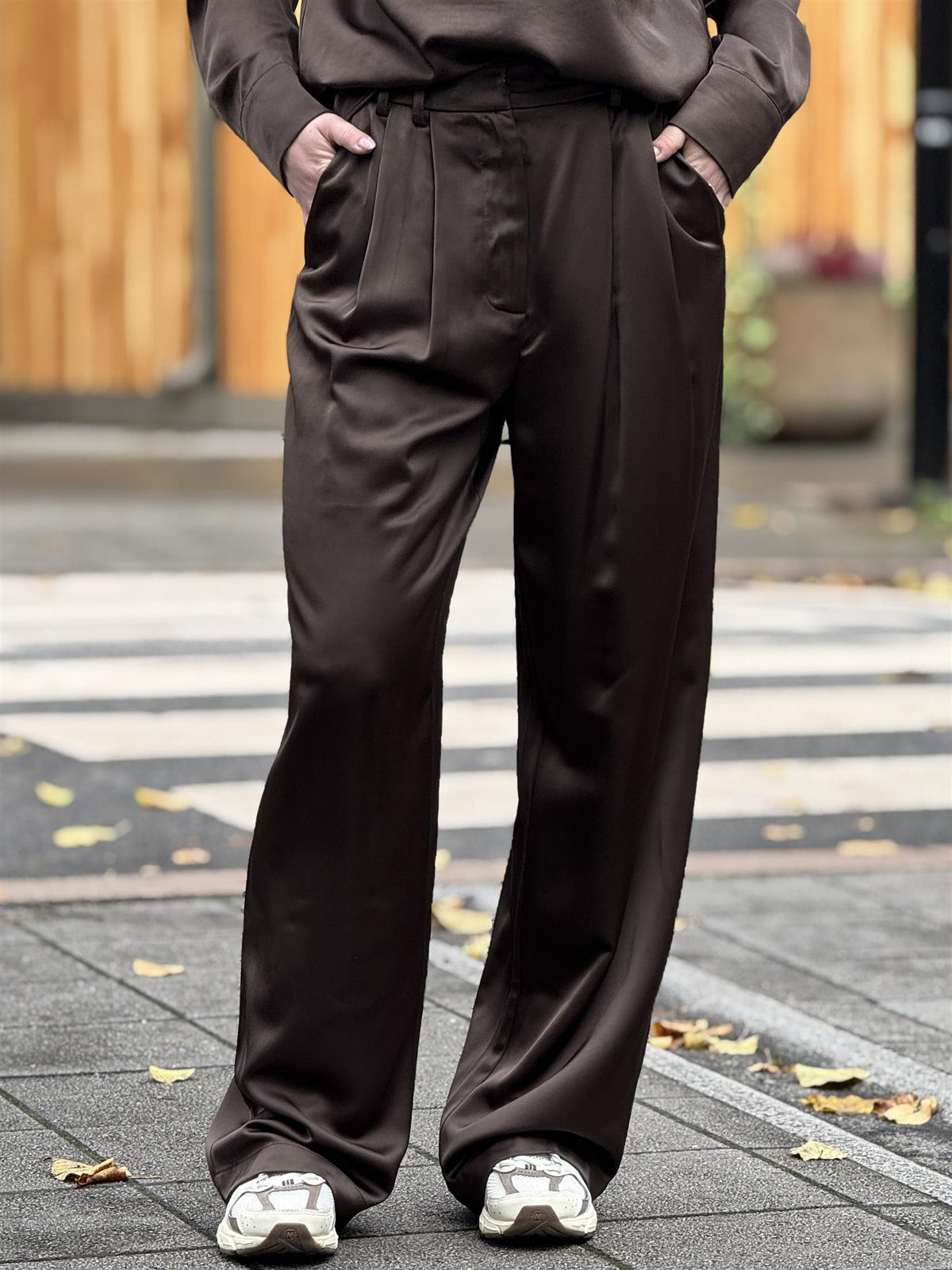 Aimee Pants, Dark Brown
