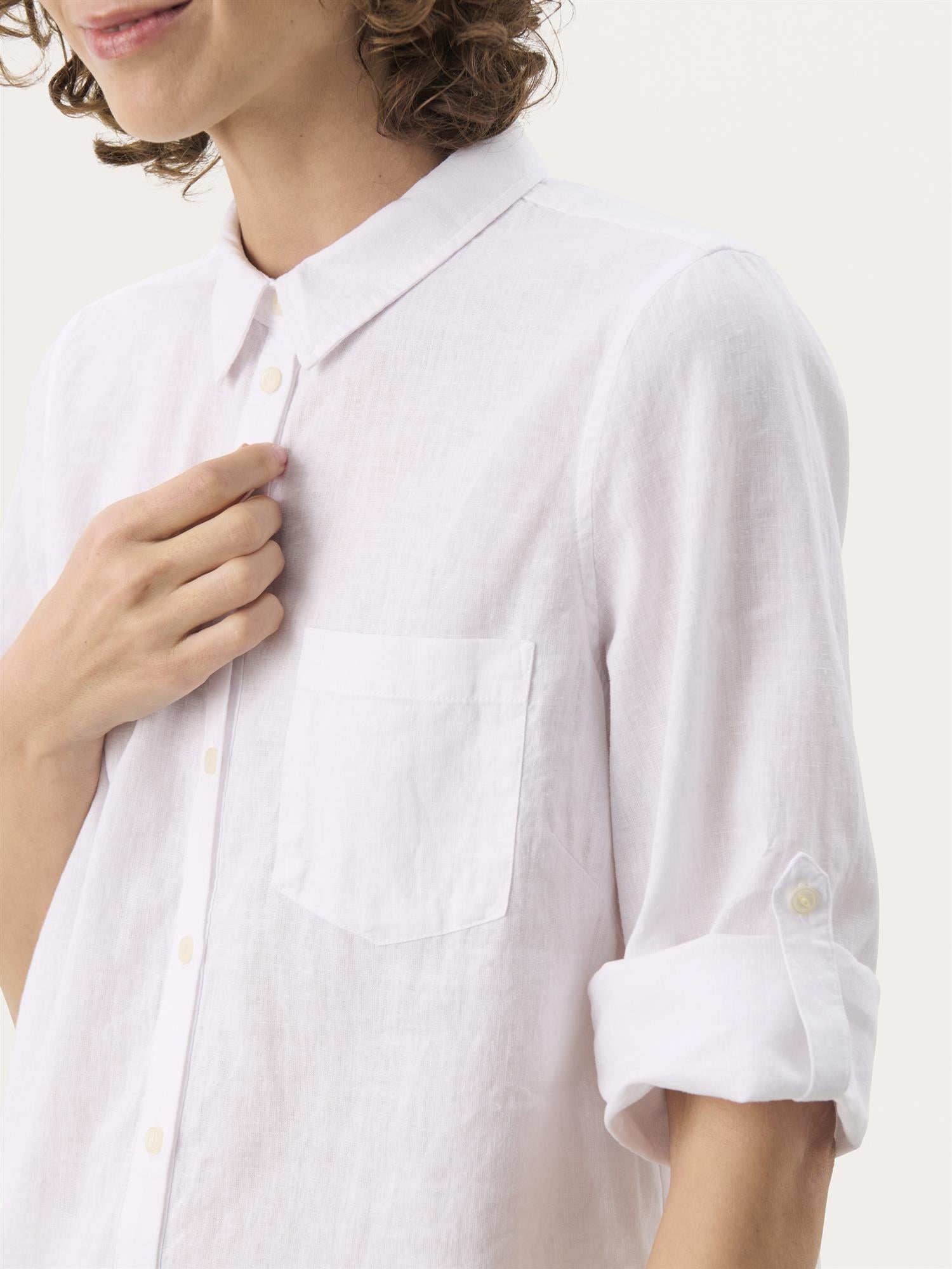 Cindie PW Shirt, White