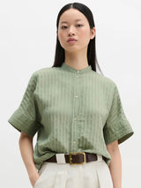 Blouse, boyfriend shape, kent collar