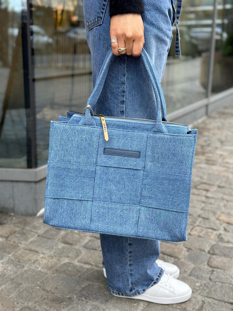 Mid Tote - Camden Cervino, Denim