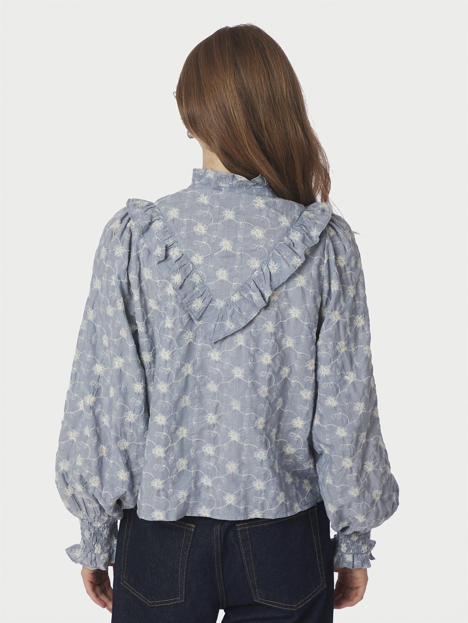 Degas Delicate Blouse Dusty Blue