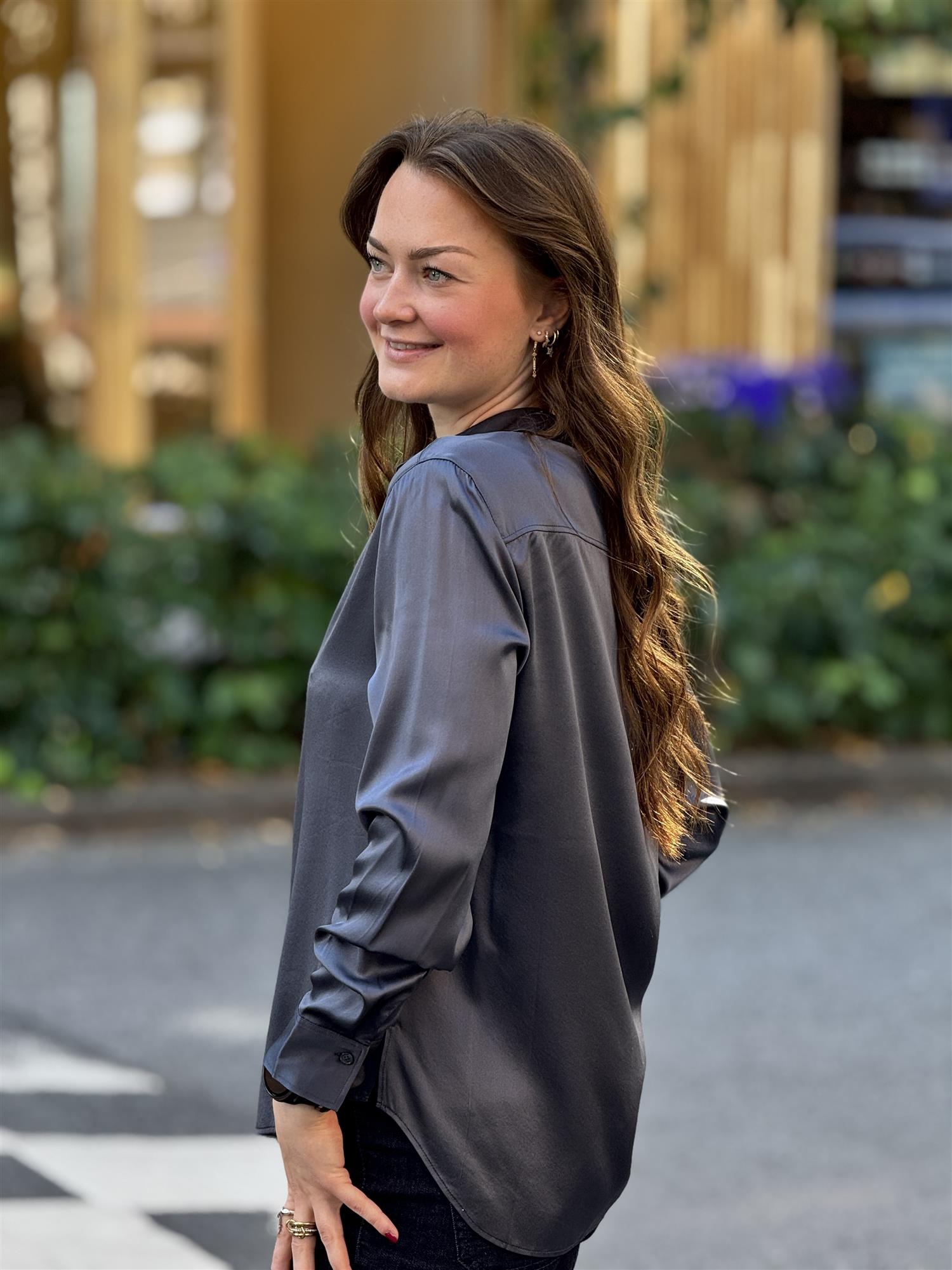 Alba shirt, Navy