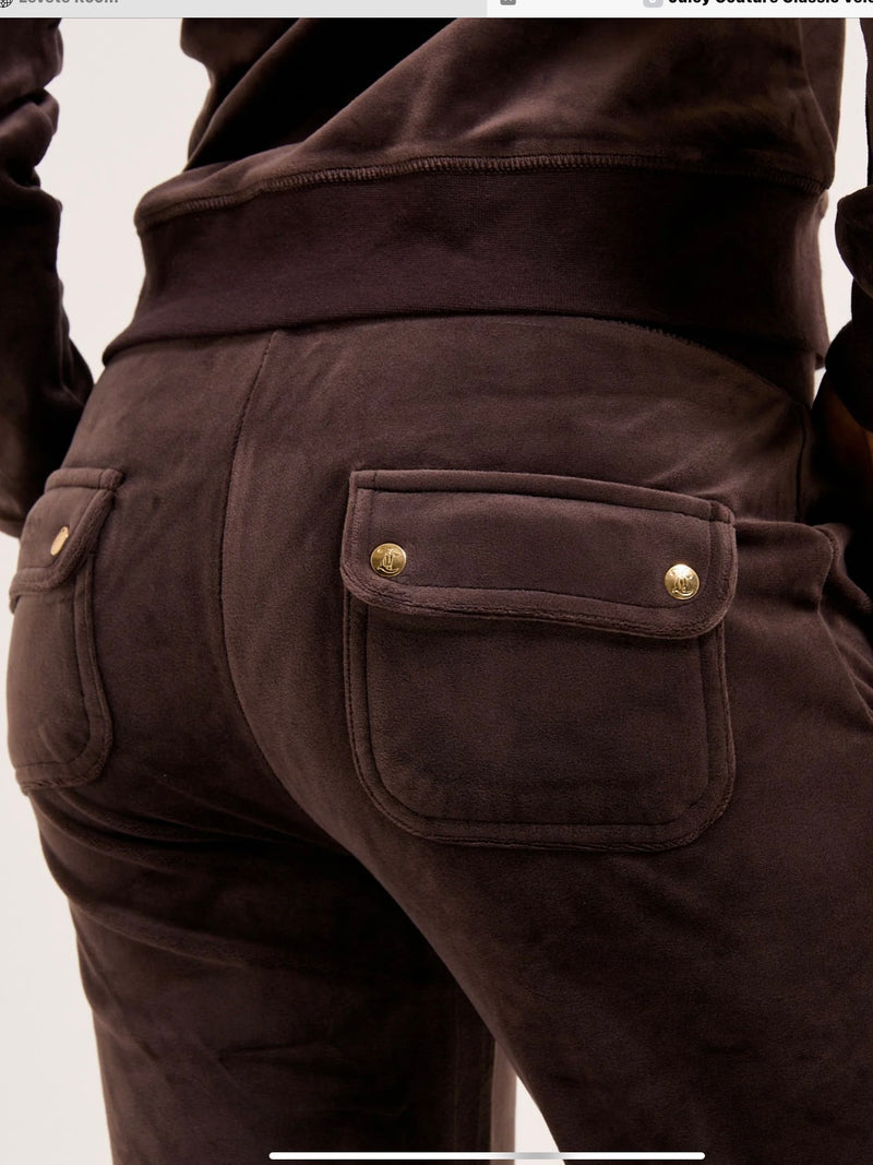 Layla Gold Low Rise Pocket, Brown