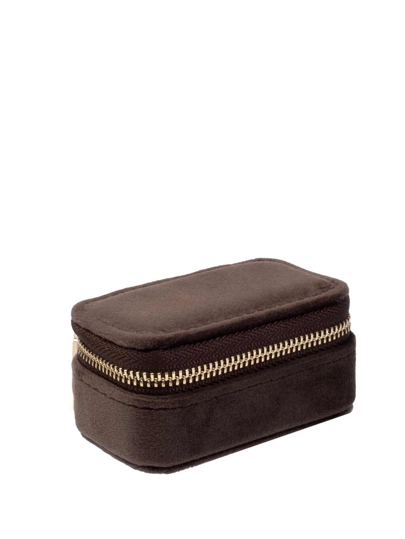 Velvet Jewellery Box Micro, Brown