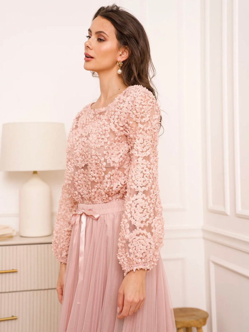 Choklate Blouse, Rose