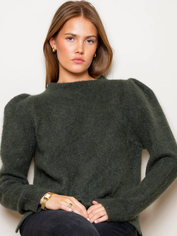 Bella Mohair Sweater Harvest Green