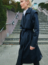 Regndråpe Trench Coat, Black