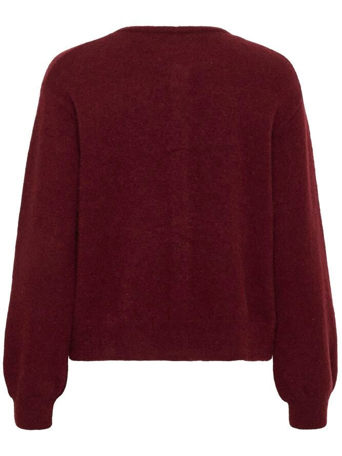 Ninell PW Cardigan, Burgunder