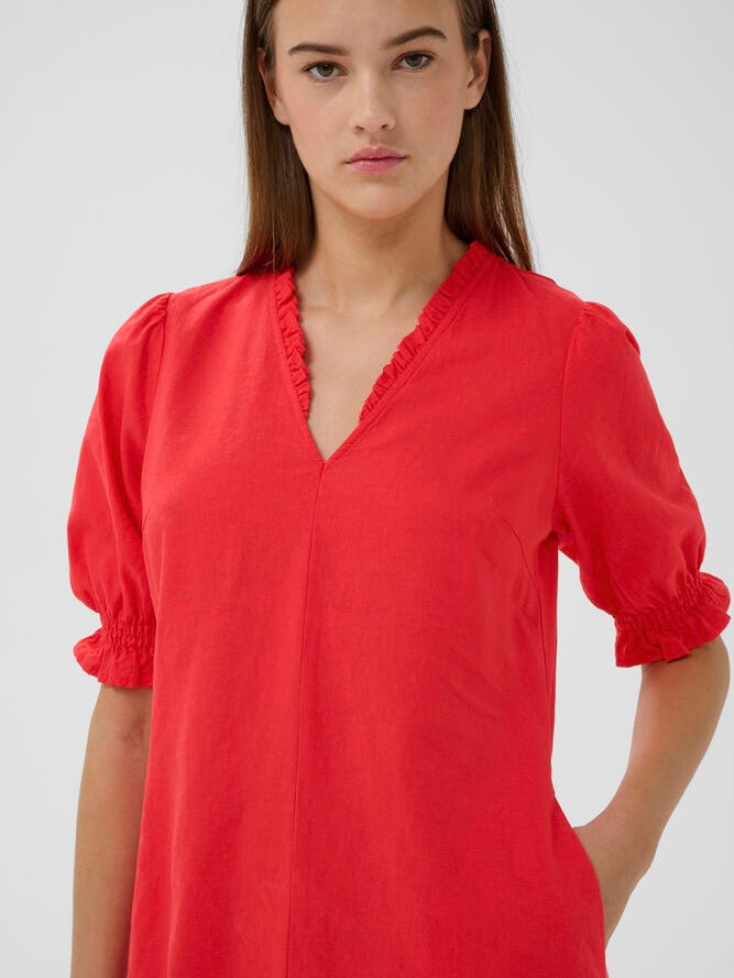 EDITH IW RIGITTA DRESS, Red