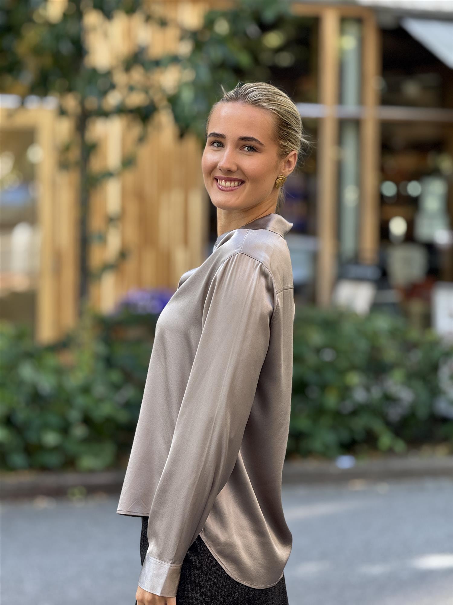 Alba shirt, Taupe