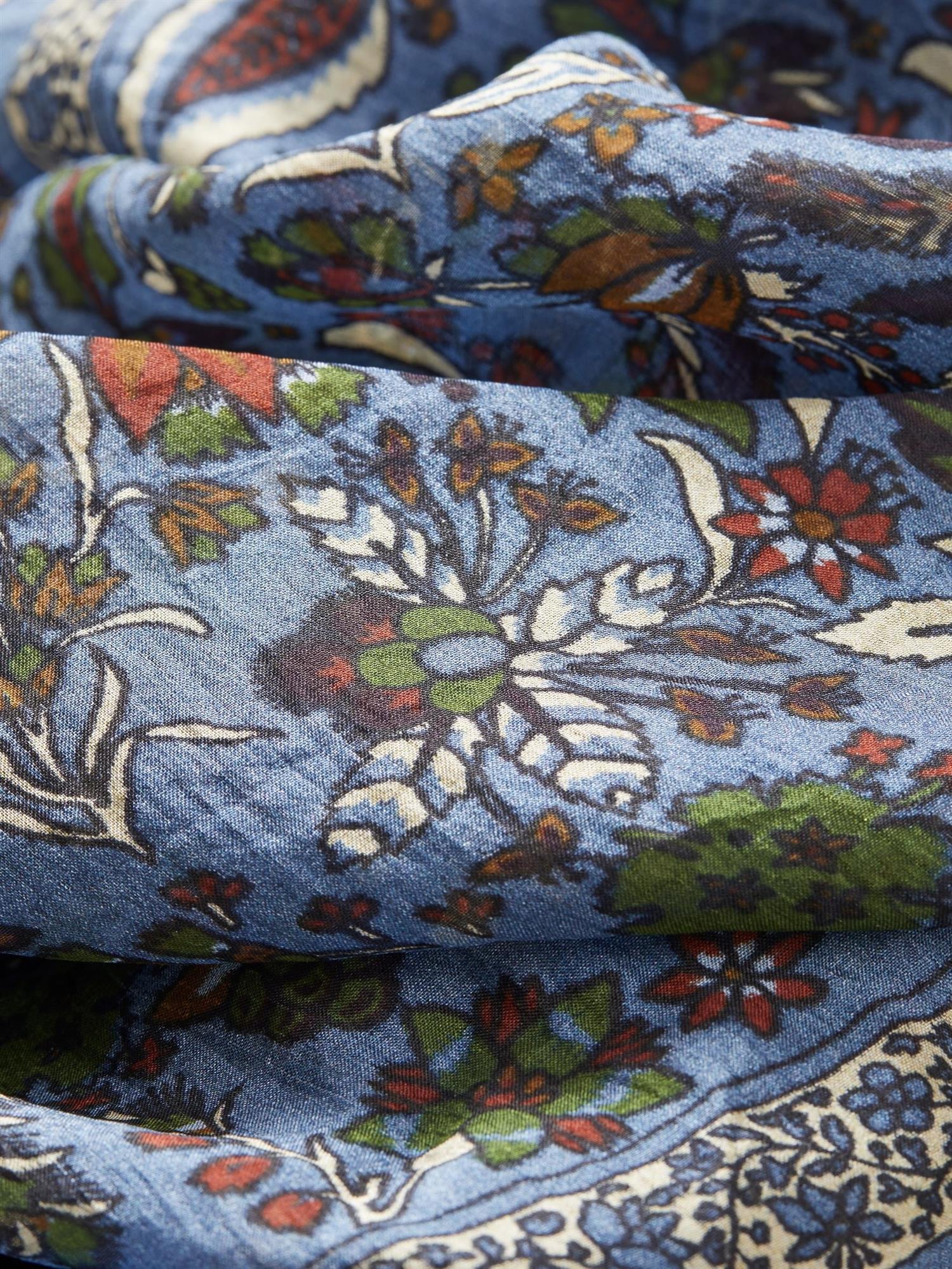 Tapisflora Taby Sia scarf, Blue