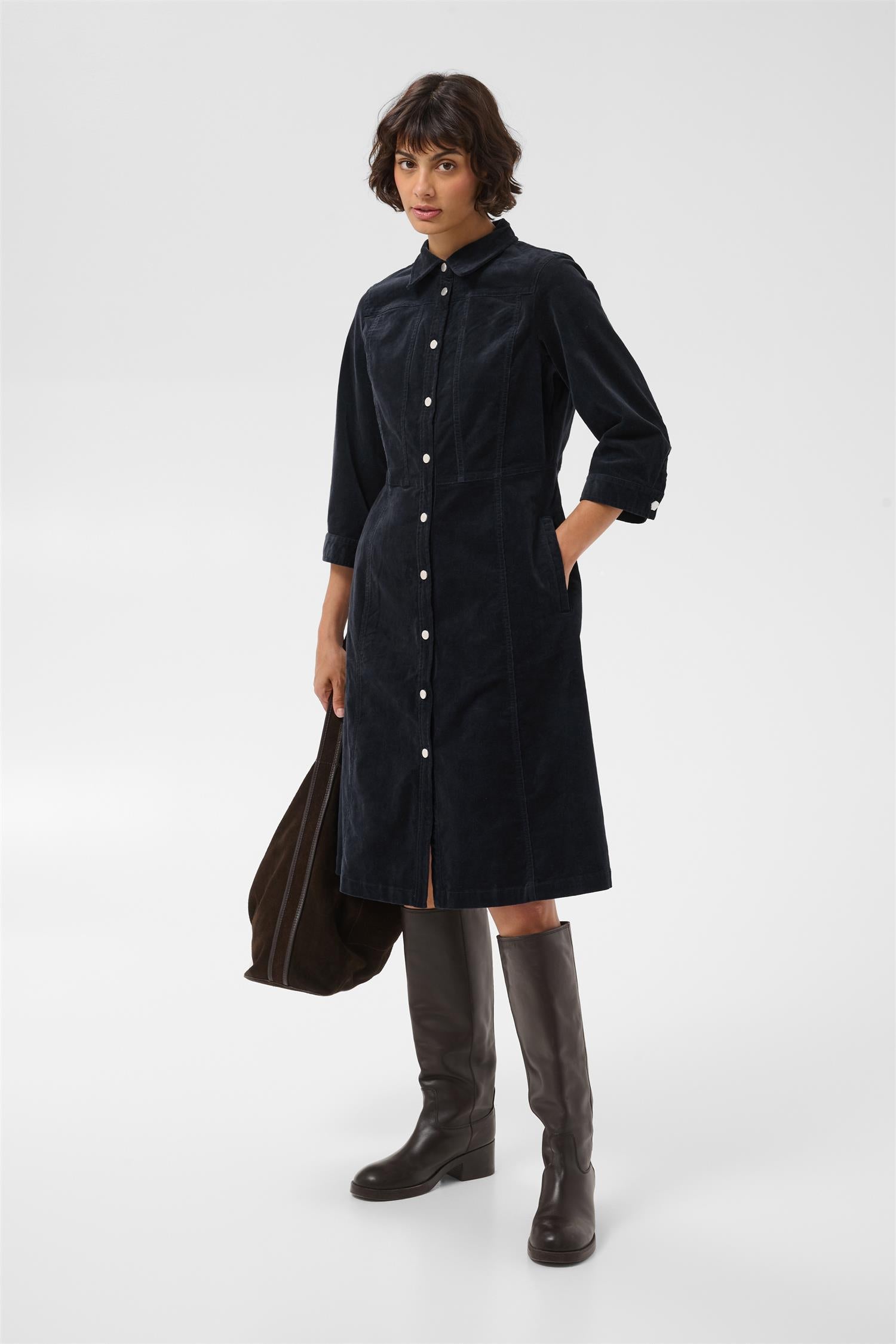 Celicha PW Dress, Dark Navy