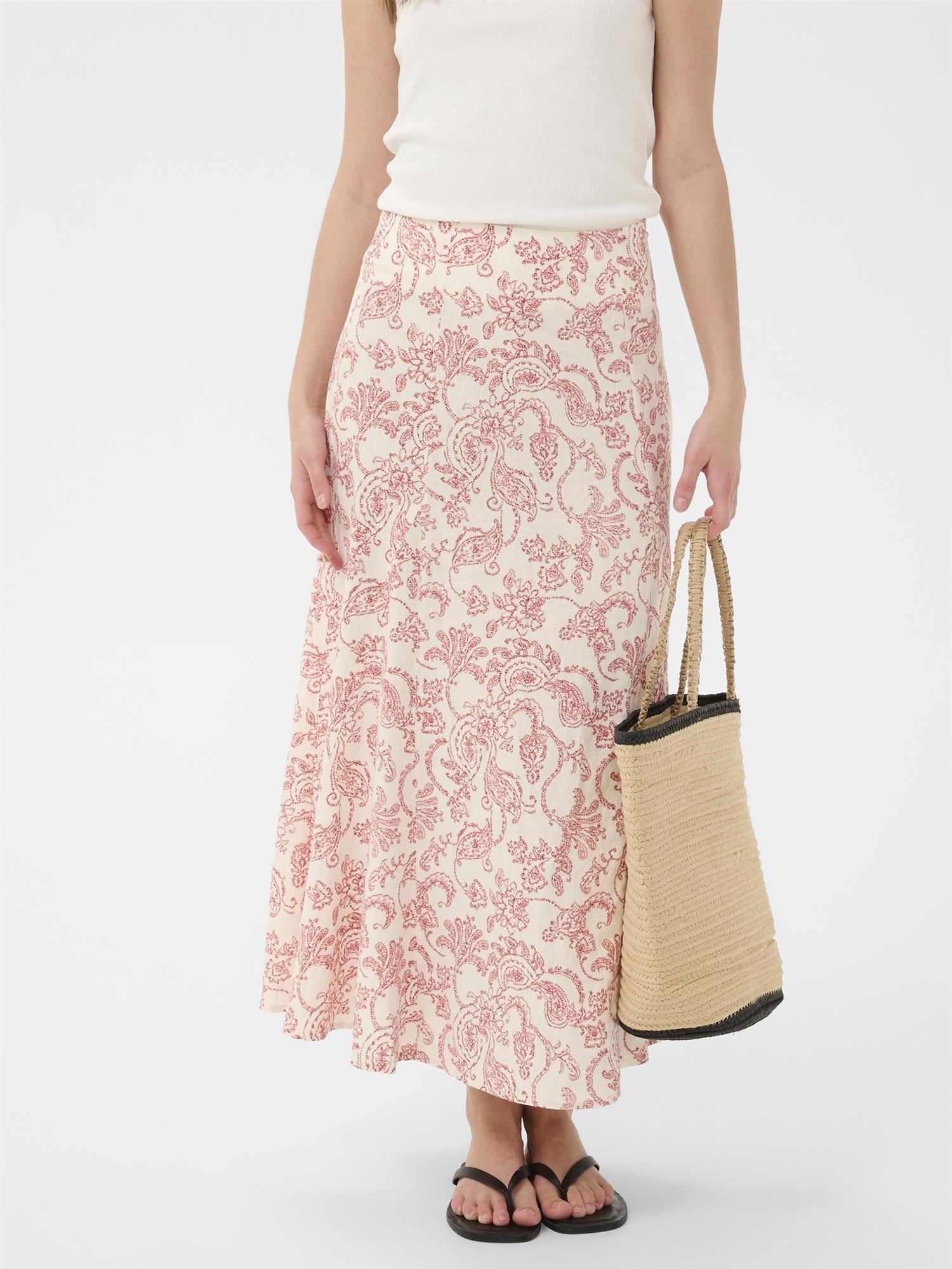 Beril PW Skirt, Peach