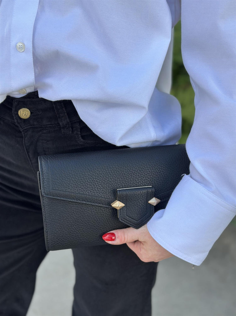Sevres Clutch, Black