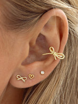 Juliette - Small Bow Stud Earrings