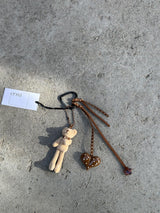 Bag Charm, Stud Teddy Bear
