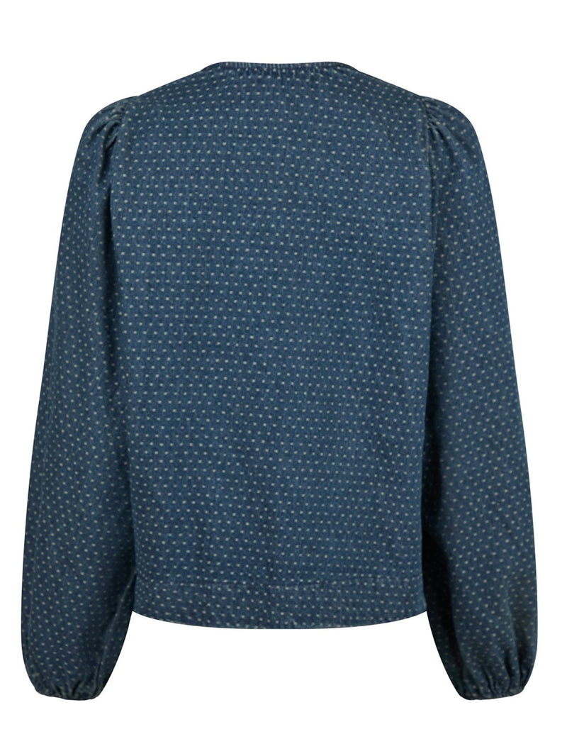 Silvi Overdyed Dot Blouse