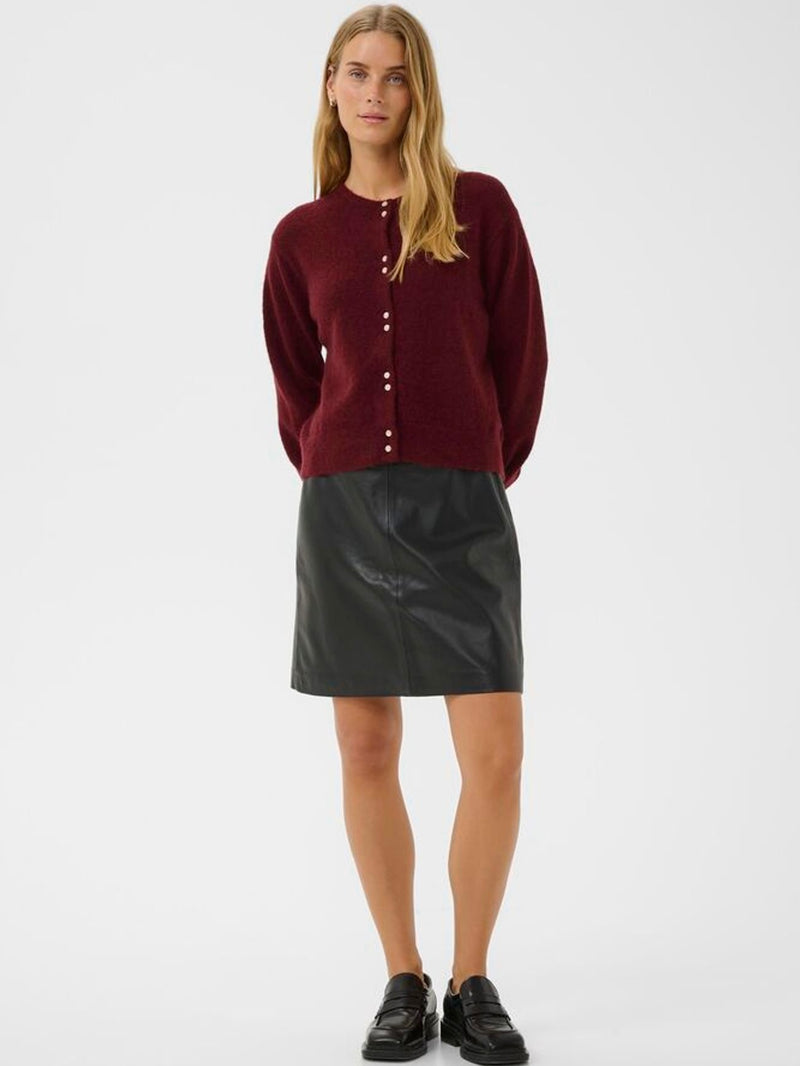 Ninell PW Cardigan, Burgunder