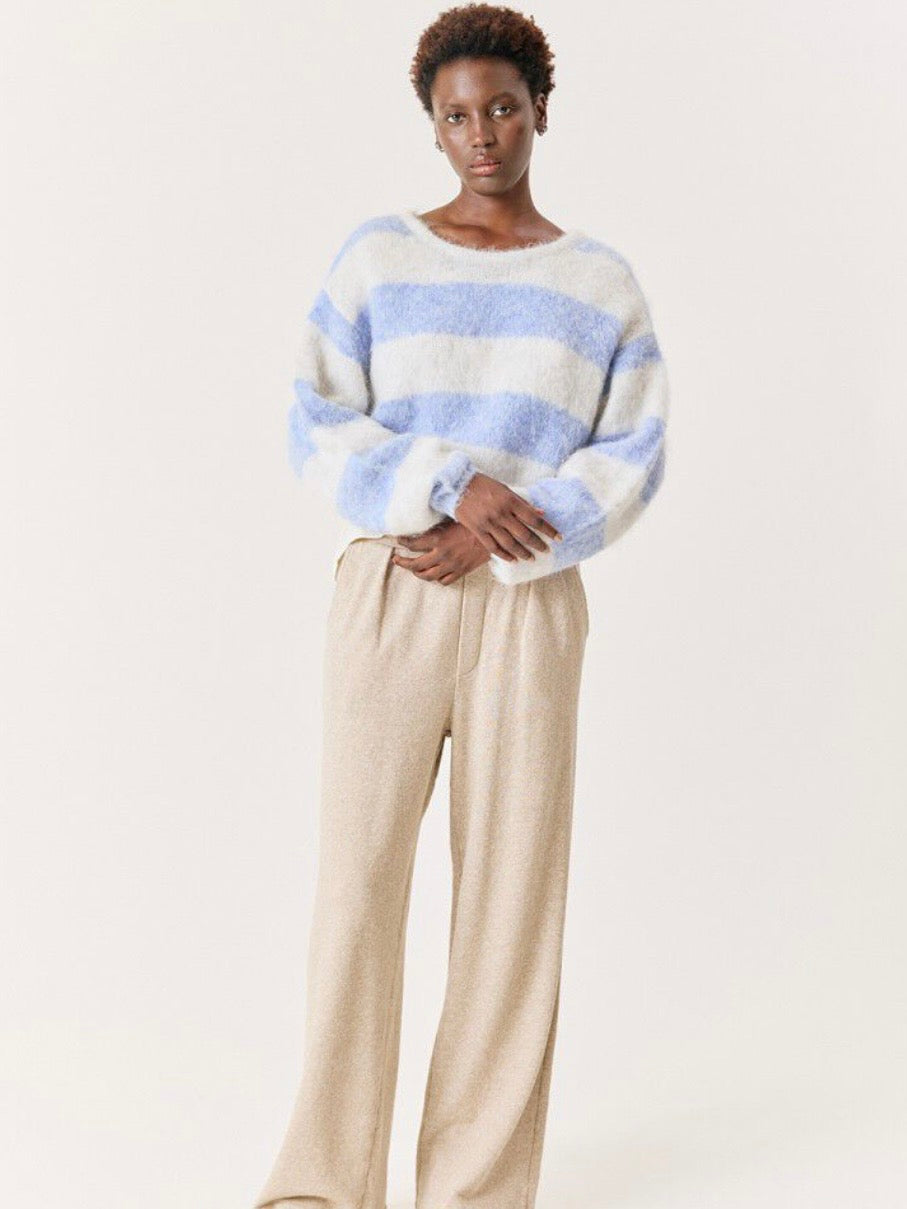 Niby Pullover, Blue/white
