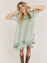 Daisi dress, Dusty Mint