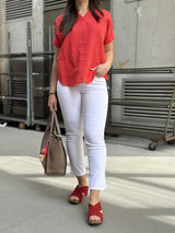 Piper short, White Denim