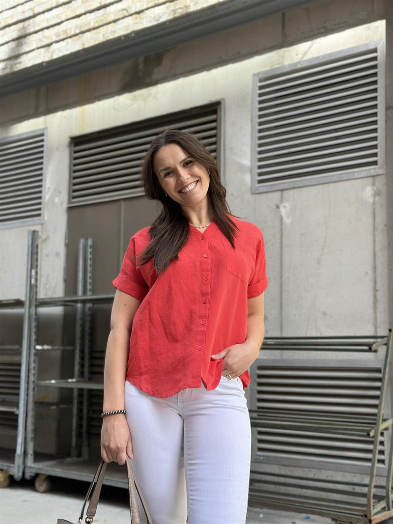 Piper short, White Denim
