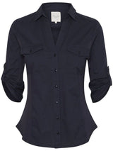 Cortnia PW Shirt, Dark Navy