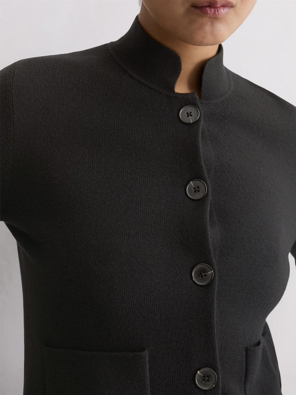 Cardigan, longsleeve, Black