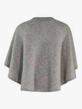 SANNE Poncho, Grey Melange
