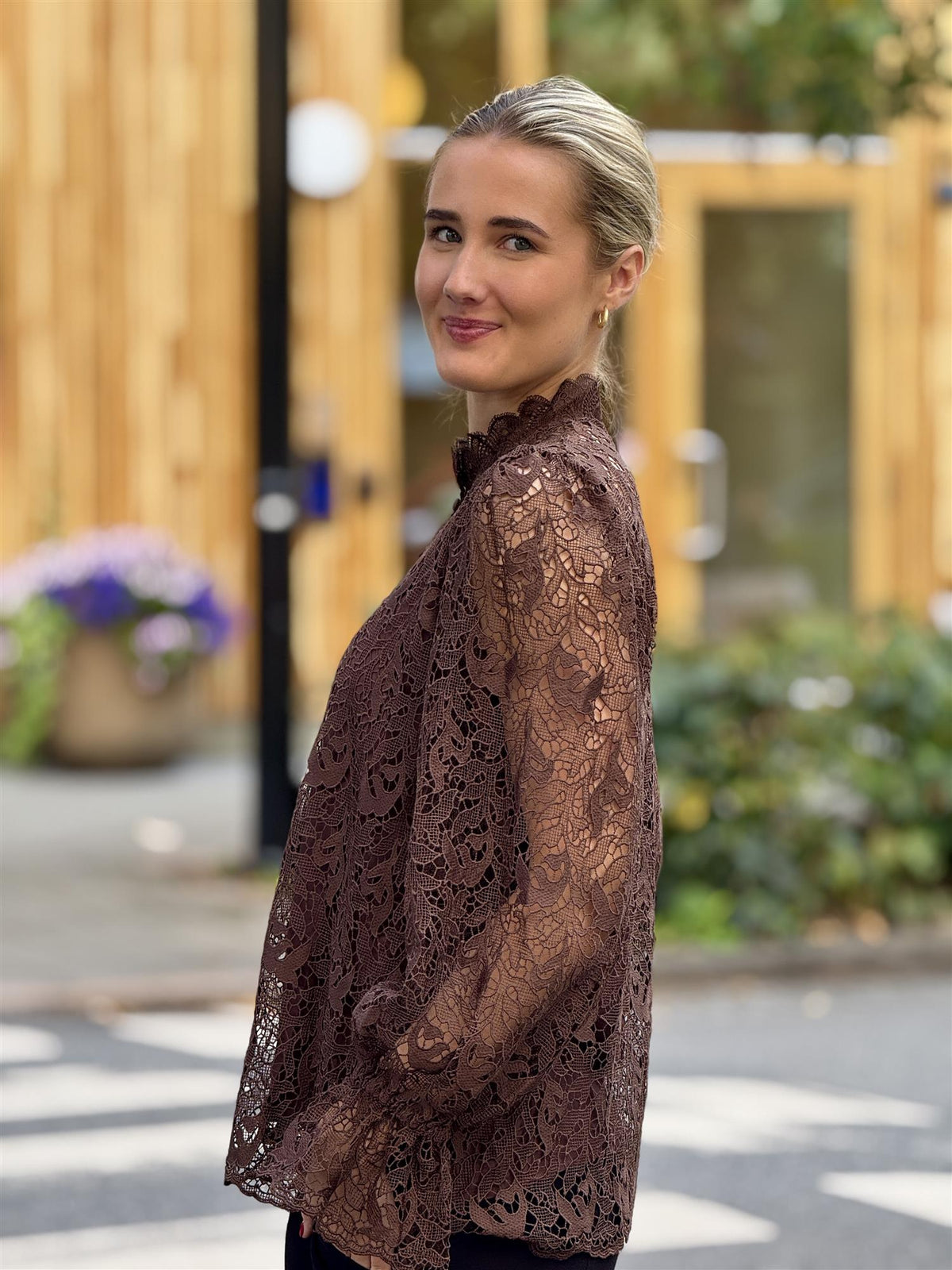 LOOK Blouse, Brown