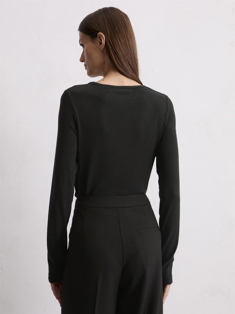 T-shirt, long sleeve, Black