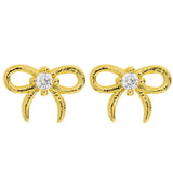 Juliette, Petite Bow with crystal, stud