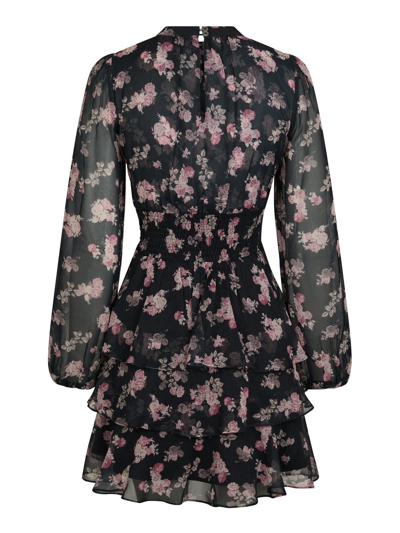 Mio Marigold Dress, Dark navy