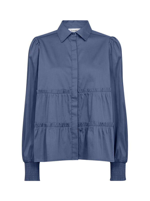 ISLA SOLID 95 shirt, Indigo Blue