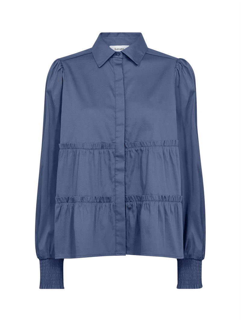 ISLA SOLID 95 shirt, Indigo Blue