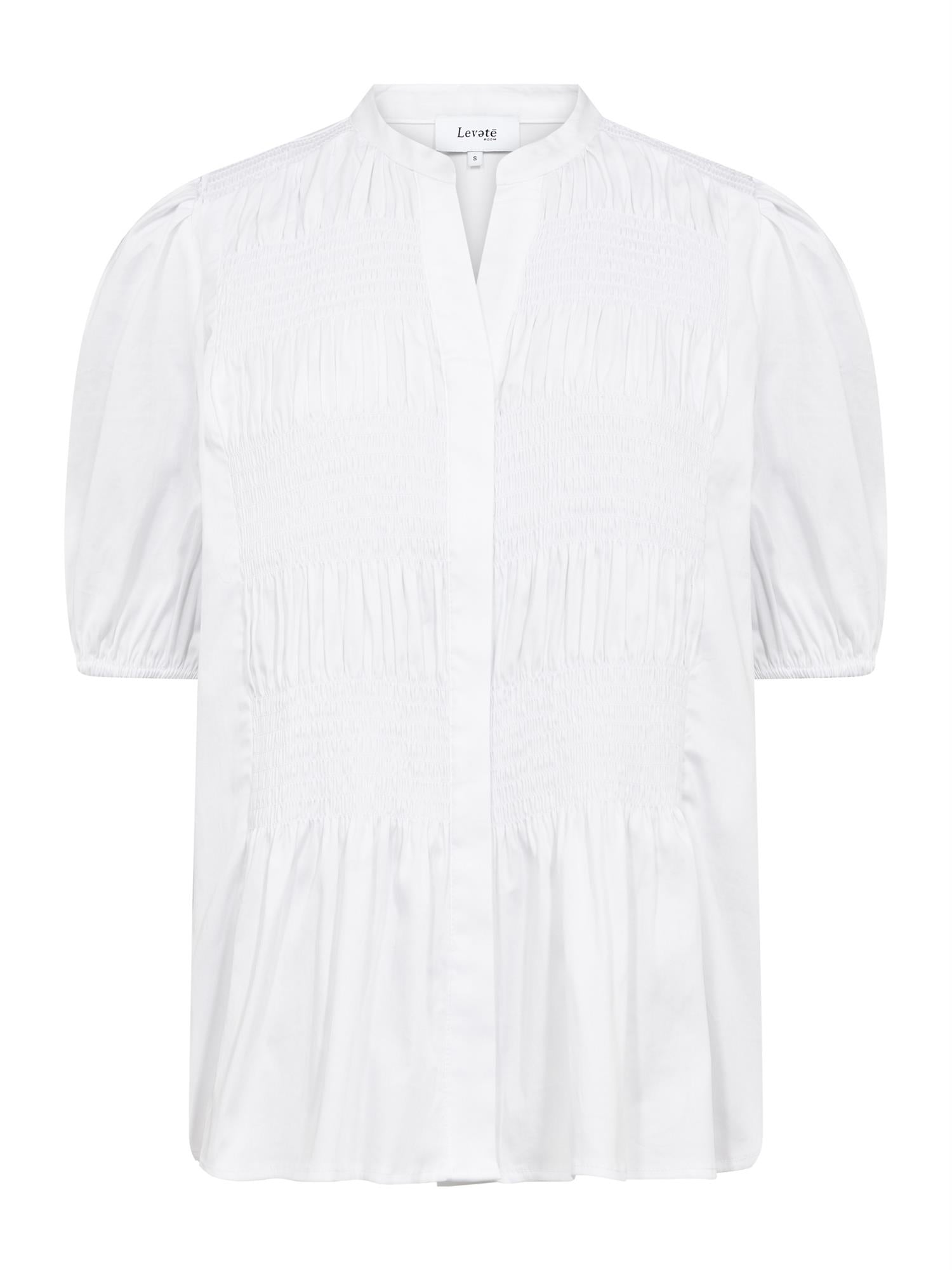 LR-ISLA SOLID 137 shirt, White
