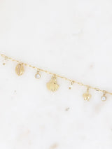 Bracelet shell, gold