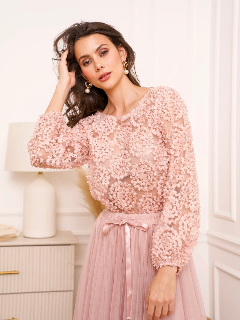 Choklate Blouse, Rose