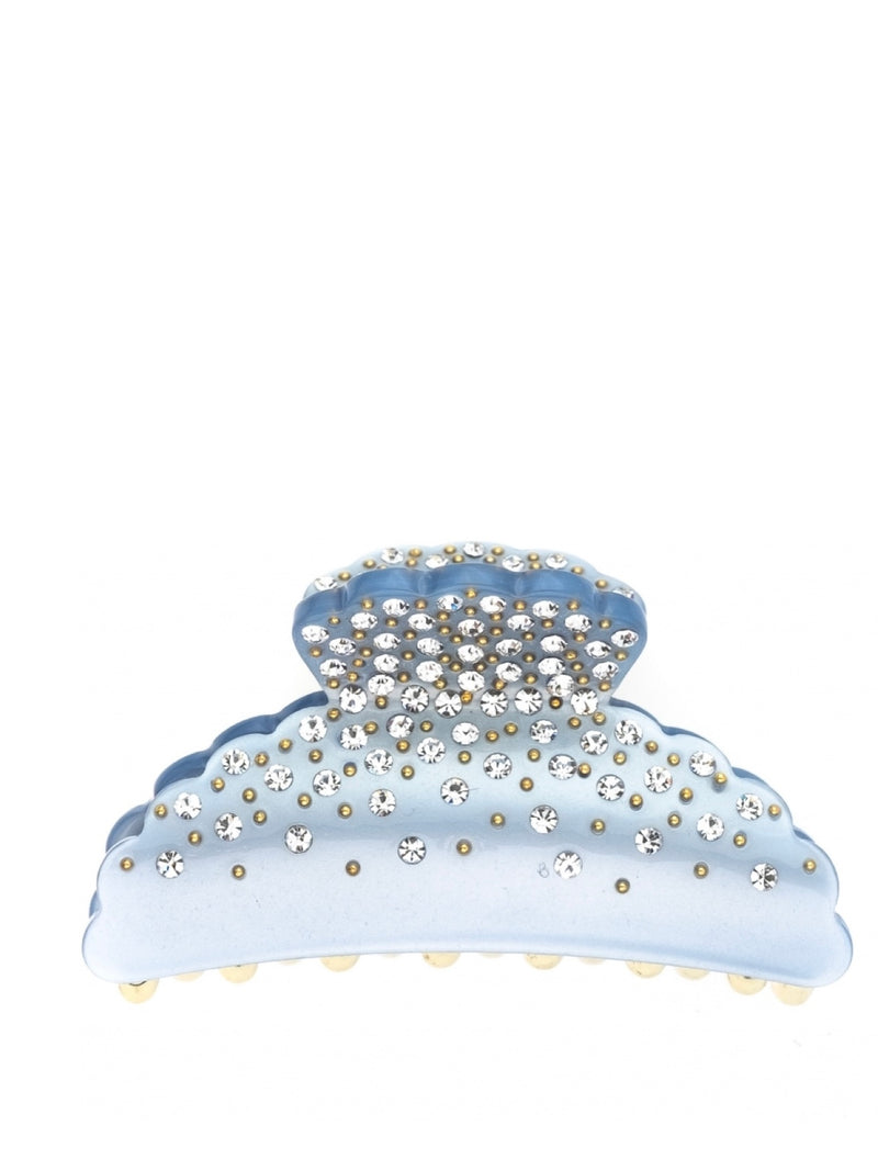 Crystal Hair Claw Large, 501 Blue
