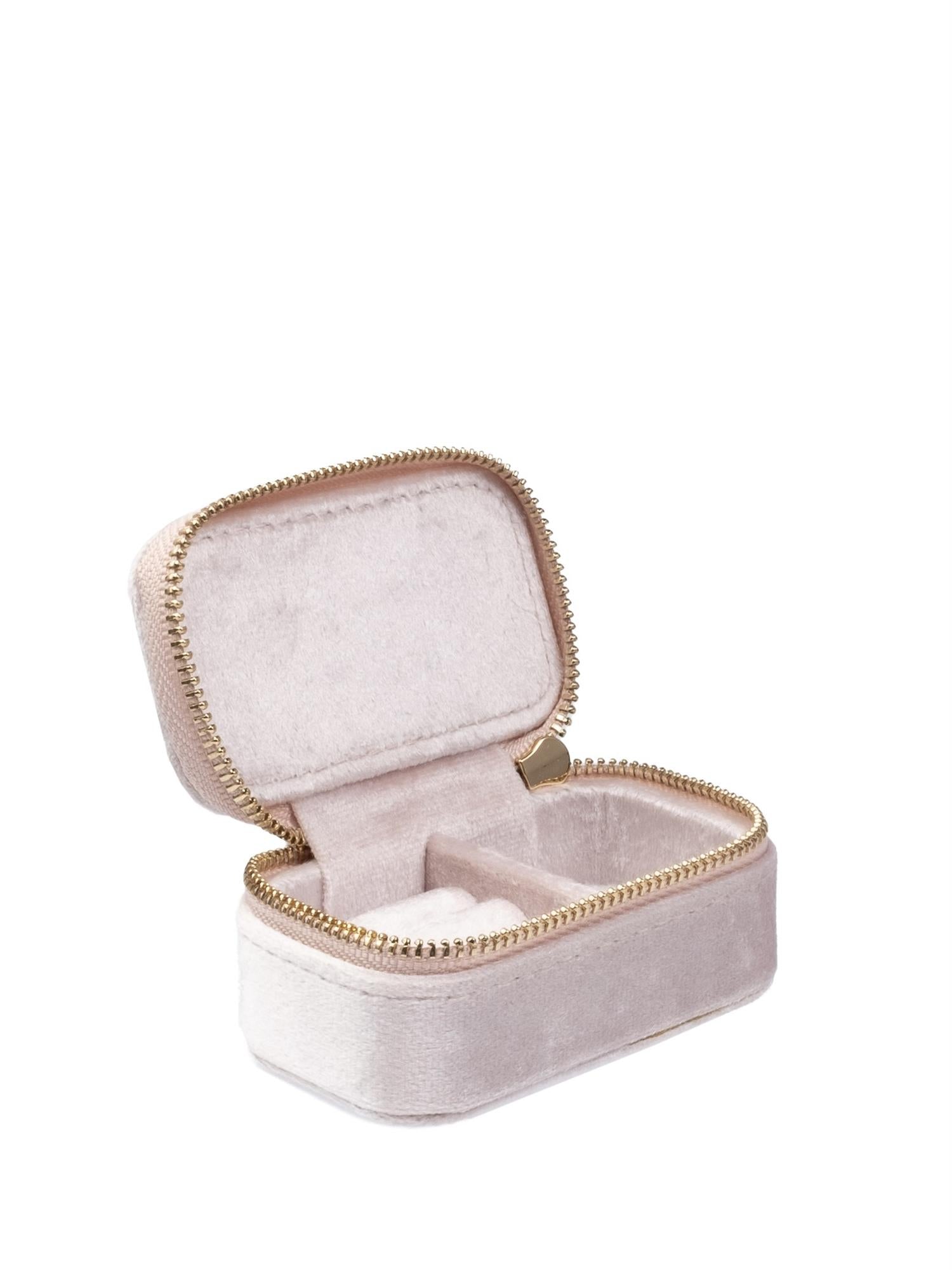 Velvet Jewellery Box Micro, Rose