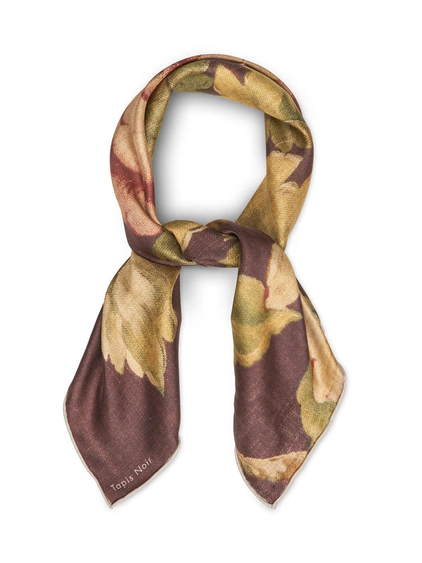 Small Classical Davina Scarf, Brown