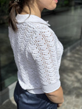 Rhoda PW Cardigan, White