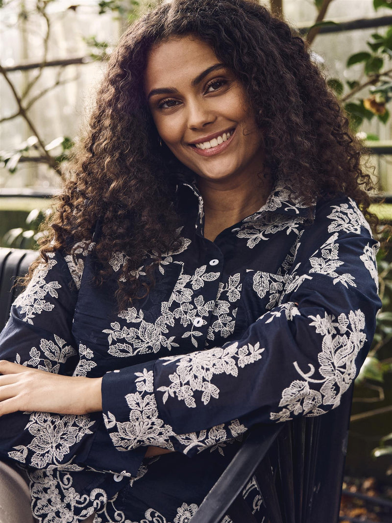 Rebekah - Shirt, Dark Navy